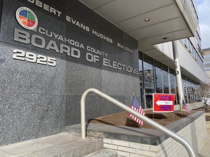 a photo of the cuyahoga county board of elections 