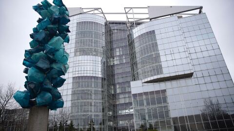 The Goodyear Polymer Center on the University of Akron's campus. The center houses the university's Polymer Science program.
