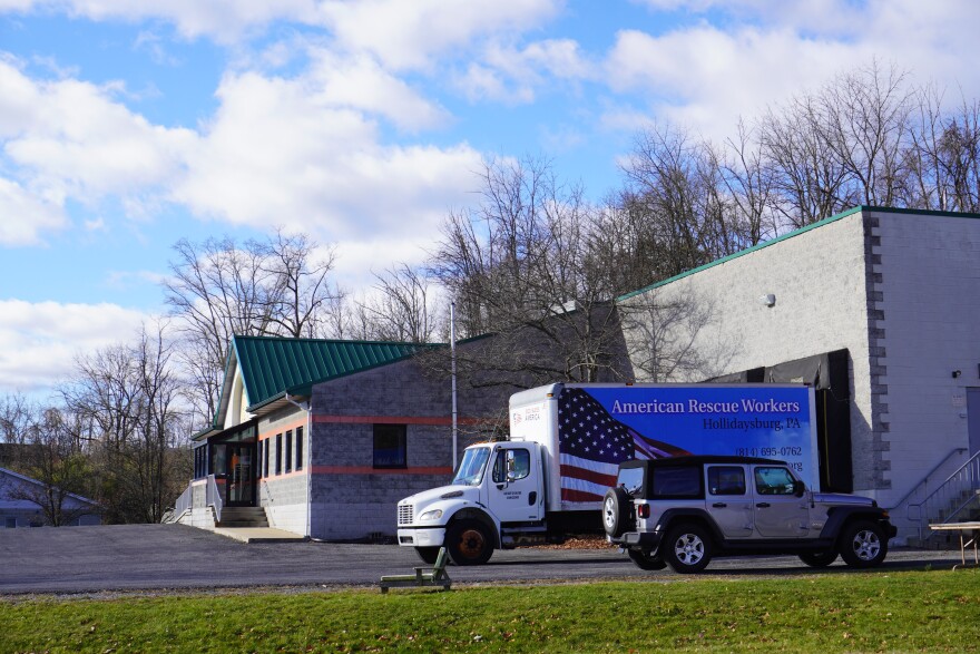 The site of the future Central Pennsylvania Food Bank hub in Hollidaysburg. It will share space with the American Rescue Workers of Blair County. 