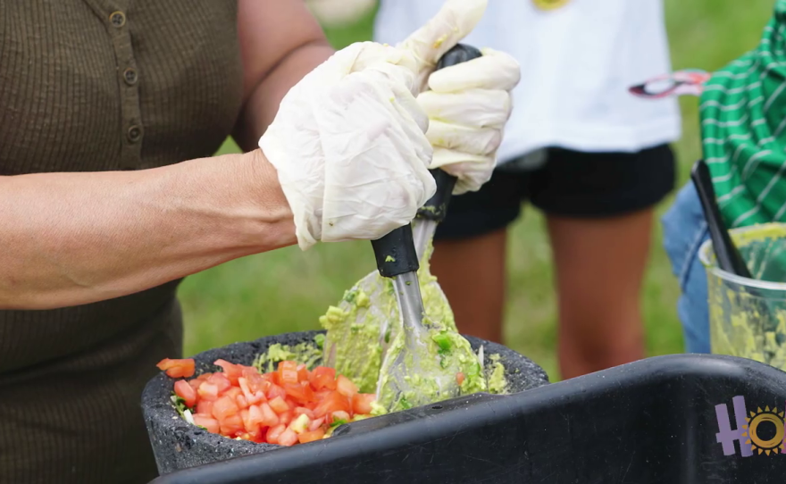 You can't beat fresh, handmade guacamole right here at the festival!
