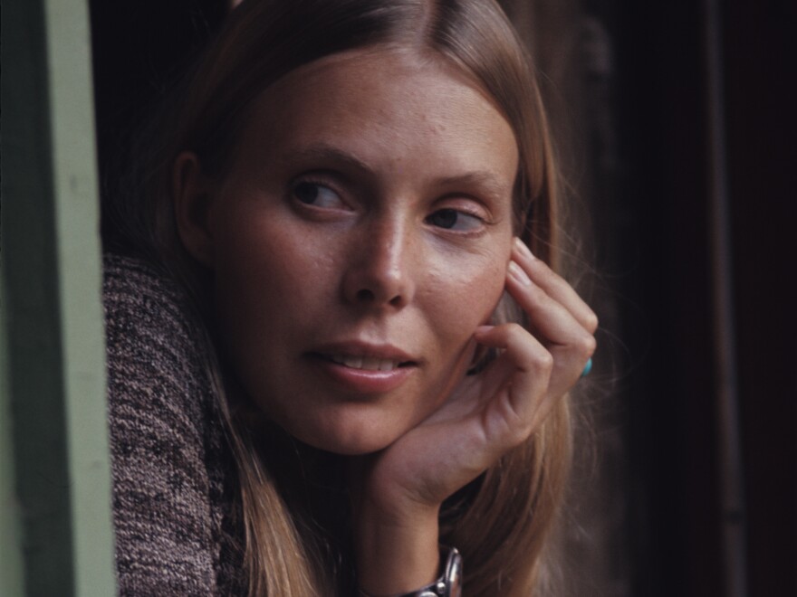 Joni Mitchell in 1970.