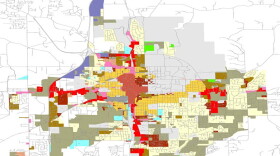 The conversion map renames old zones from the previous UDO to be in line with the new UDO. (City of Bloomington)