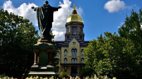 Notre Dame will not let students register for the spring semester if they don't take a mandatory COVID-19 exit testing before leaving campus at the end of the semester.