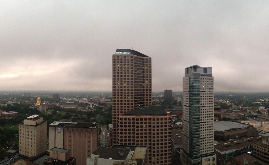 The Hartford, Connecticut, skyline.