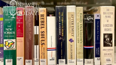 A selection of the poetry section at Spokane Public Library.