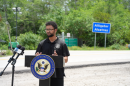 Following a state-approved visit Tuesday to Alligator Alcatraz, U.S. Rep. Maxwell Alejandro Frost, a Democrat from Orlando, said he wants state and federal officials to disclose where remaining immigrant detainees are being transferred amid reported plans to permanently close the detention facility.