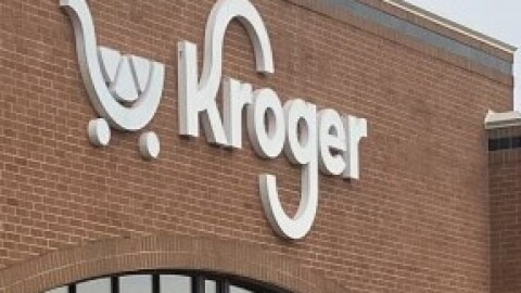 FILE: The Kroger logo on a location in Pekin.