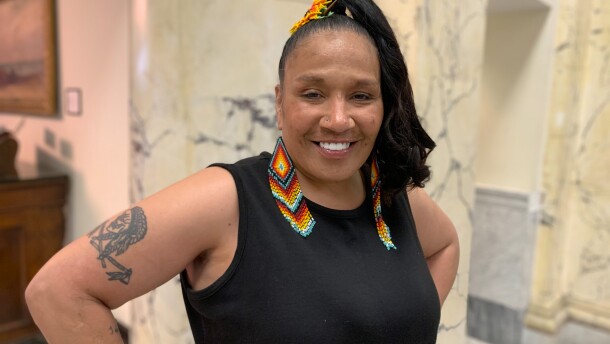 Mashpee Wampanoag tribal member Marcy Hendricks worked in the tribe's housing department. Then, she was unhoused for years and eventually had to move away from Mashpee.