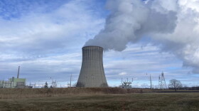 A cooling tower at a nuclear power plant in Oswego, New York. Four nuclear reactors currently operate in the state, providing one-fifth of its electricity.