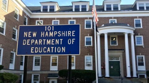 The old office building for the New Hampshire Department of Education 