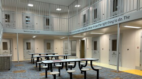 A cellblock in the new Itasca County Jail in Grand Rapids on April 25, 2024.