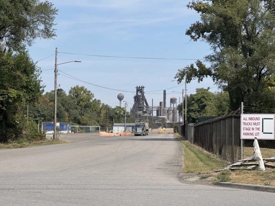 Ballinger lives next door to Cleveland-Cliffs, pictured here.