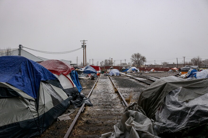 A photo of Camp Last Hope.