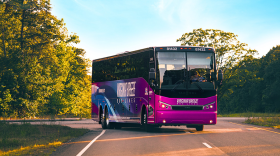 The Virginia Breeze bus line, the state’s intercity service offers four routes. (Virginia Department of Rail and Public Transportation)