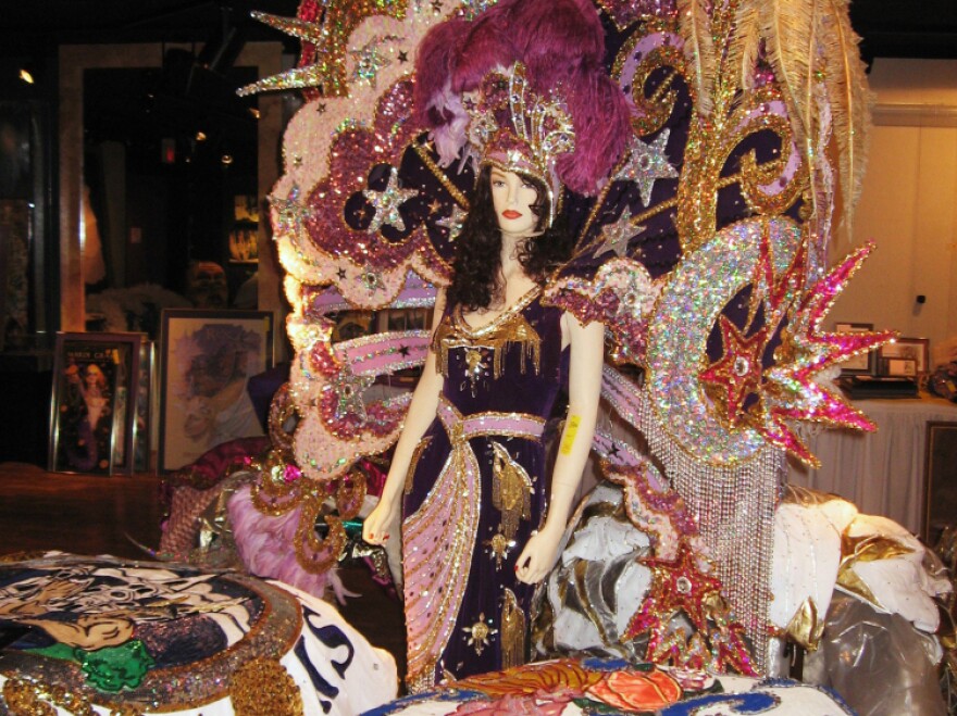 Elaborate costumes that are part of New Orleans' traditional Mardi Gras celebrations are up for auction.