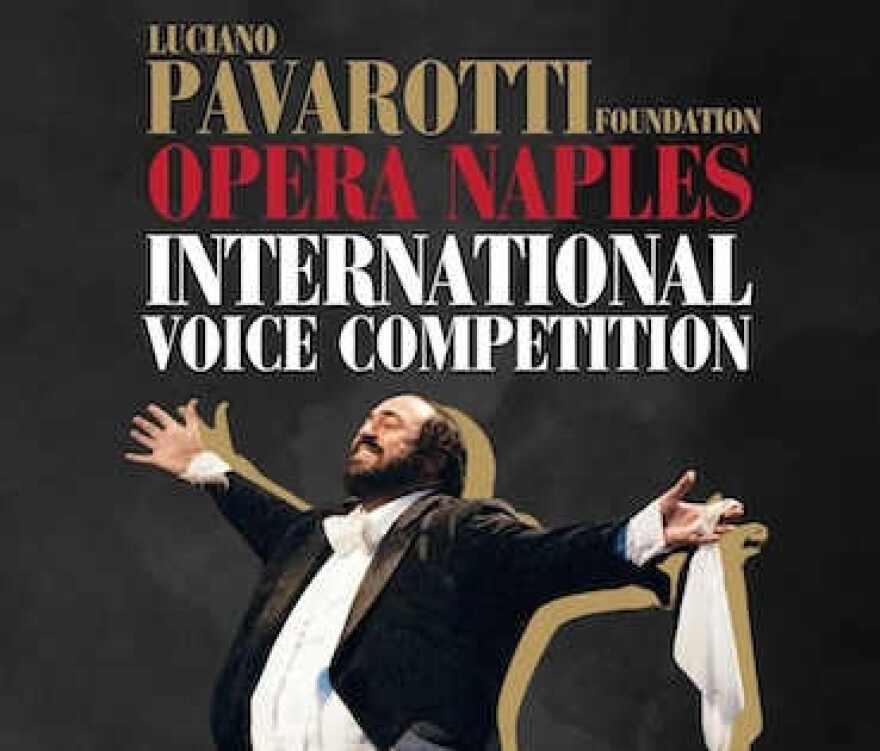 Opera Naples Poster for Pavarotti Foundation Opera Naples International Voice Competition