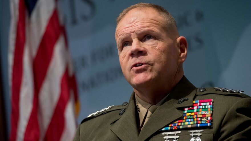 Neller speaks during a discussion at the Center for Strategic and International Studies in Washington, D.C., earlier this year.