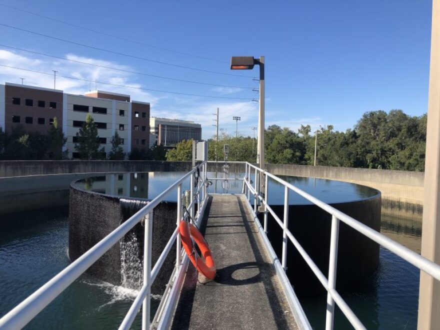 reclaimed water waterfall