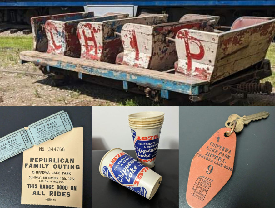 Pieces of the park's past will be featured at the new museum site including remnants of old roller coaster cars.