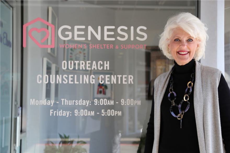 Jan Langbein is the CEO and founder of Genesis Women's Shelter in Dallas. She's worried that her shelter won't be able to serve domestic violence victims during the pandemic.