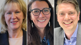 images of three people