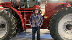 Farmer Danny Wood, pictured here on Saturday, April 29, 2023, had to wait days for a technician to fix his tractor, which is just over a year old. Colorado's new right-to-repair law will make it easier for him to repair the vehicle himself.
