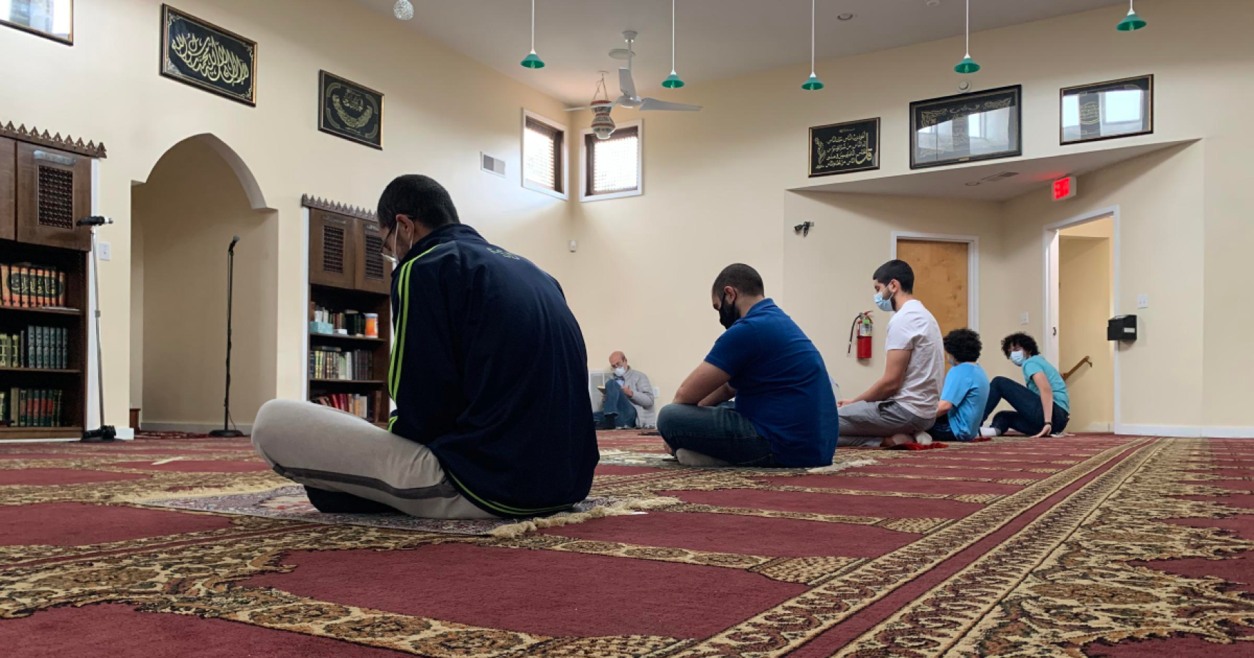 Inside the Muslim Association of Huntington, a mosque in Huntington, W.Va., Friday, May 22, 2020