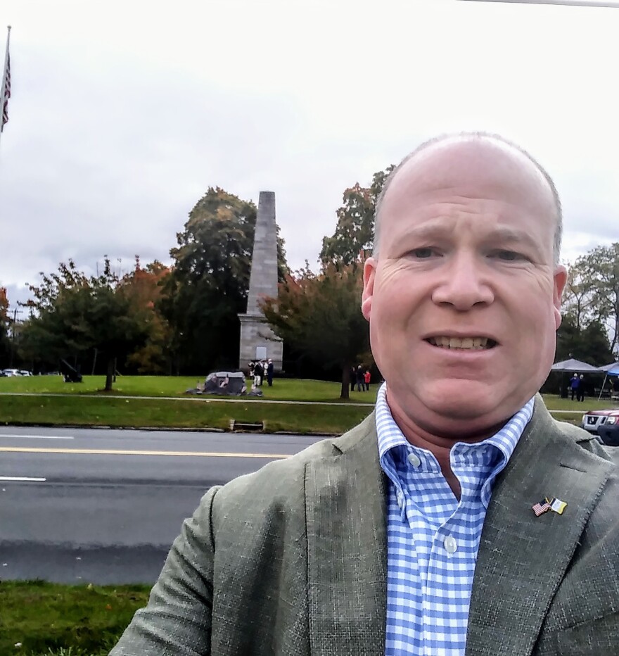 David Hines, 52 is a financial officer and registered Democrat from Kingston, Luzerne County.