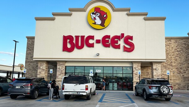 AP file image of shoppers heading into a Buc-ee's store Oct. 1, 2025, in Johnstown, Colo.
