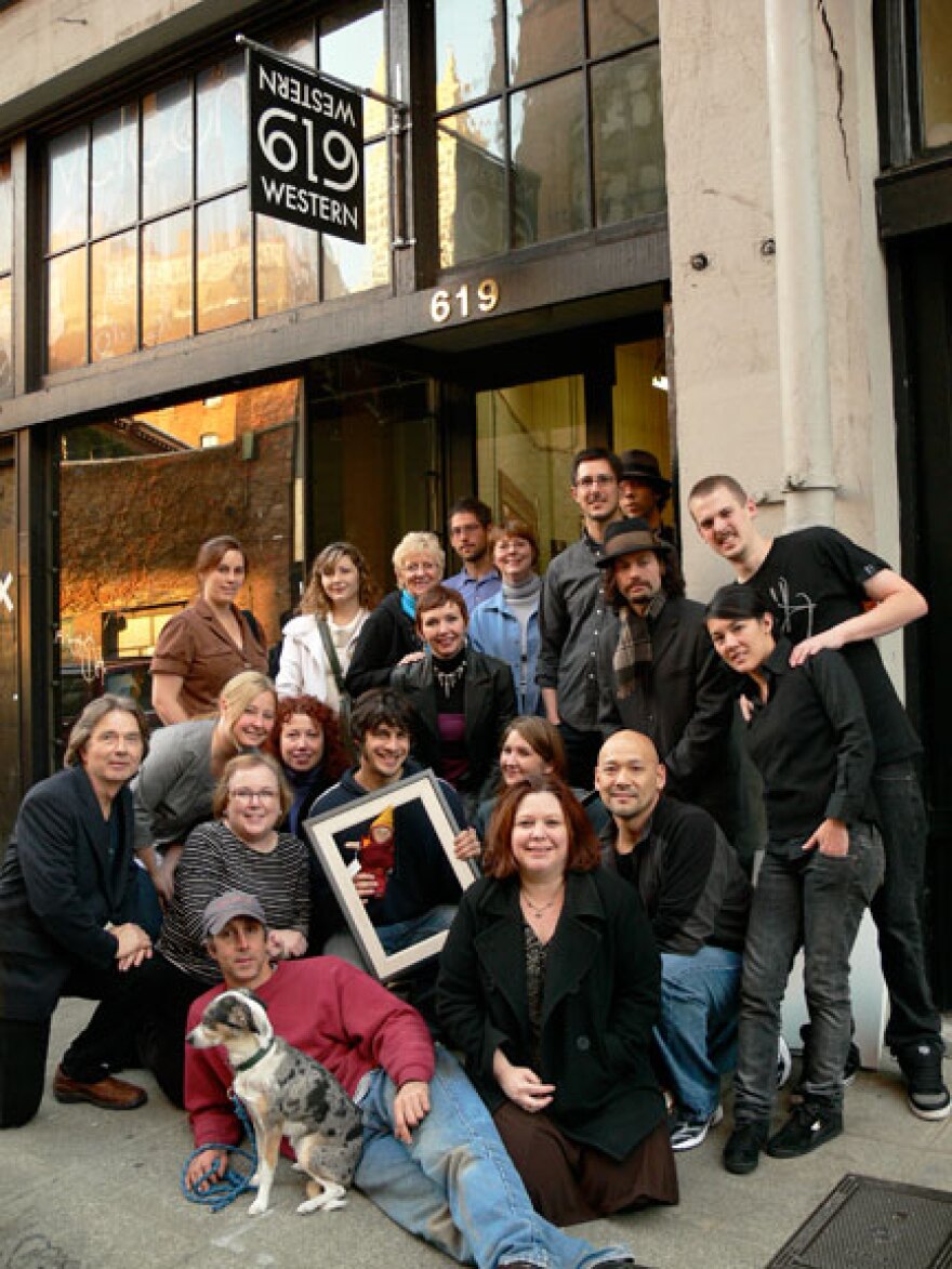 Some of the artists at The Western Building