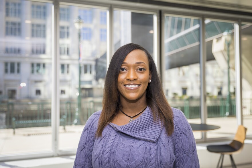WUWM's Race & Ethnicity Reporter, Teran Powell.