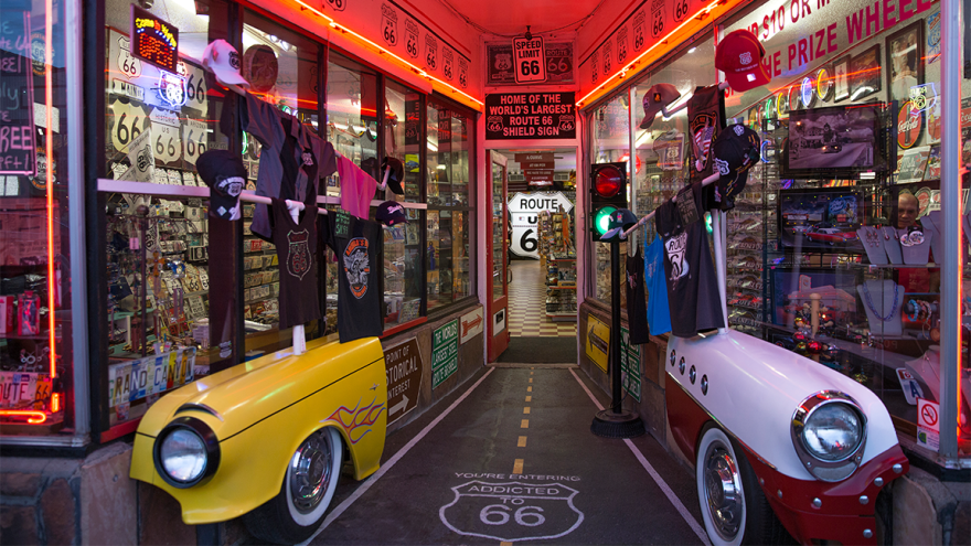 Route 66 store in Williams, Arizona.