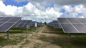 A view of the FPL Solar Center in West Kendall, which is west of Miami near the Everglades.