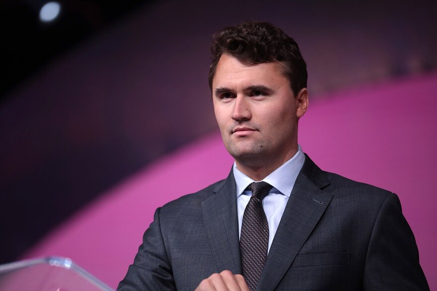 Conservative activist Charlie Cook, founder of Turning Point USA, was gunned down during a public appearance in Utah last month.
