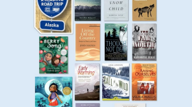 Covers of books written by Alaska contemporary writers to be featured in the Alaska segment of the PBS Books series "American Stories — A Reading Road Trip."