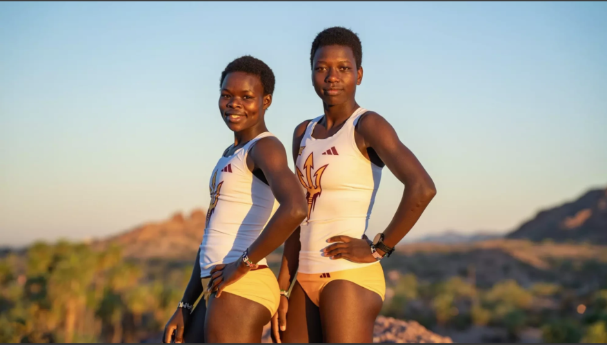 Arizona State distance runners Evaline and Judy Chepkoech, who are from Kenya, are among the international athletes competing for ASU.