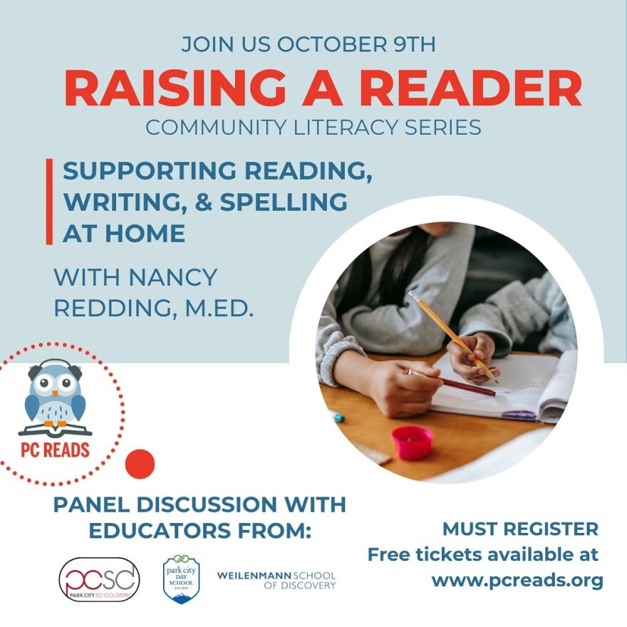 PC Reads is bringing in a national literacy expert, Nancy Redding poster