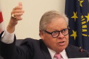 Sen. Ron Alting speaks in committee on Wednesday, March 26, 2025.
