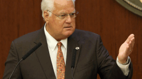 Florida secretary of state Ken Detzner presides over the meeting of the electoral college members as they prepare to cast their presidential ballots at the state Capitol, Monday, Dec. 19, 2016, in Tallahassee, Fla.