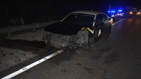 A Florida Highway Patrol trooper was seriously injured by debris after another driver hit his parked patrol vehicle along I-75 Sunday morning. The driver, Jonathan Munas, 32, of Sarasota, was charged with driving under the influence.