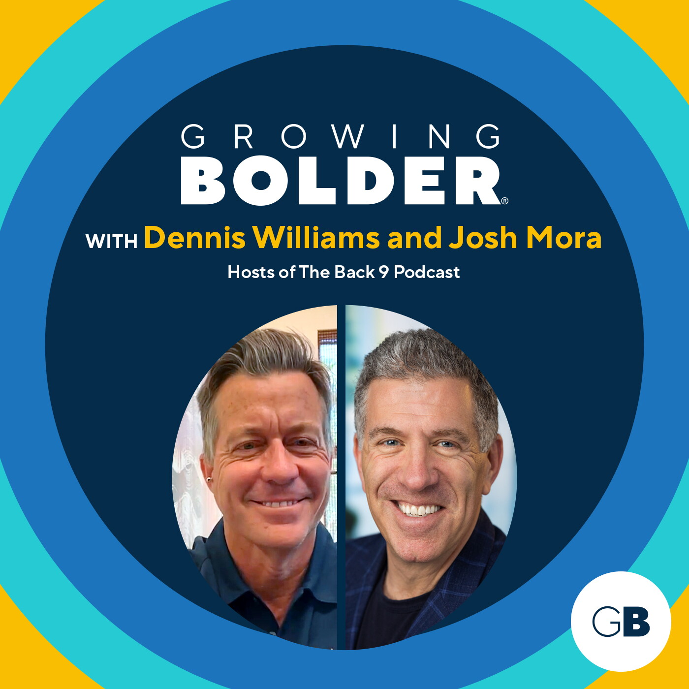 Growing Bolder: Podcast Hosts Dennis Williams & Josh Mora; Author Barbara Hannah Grufferman