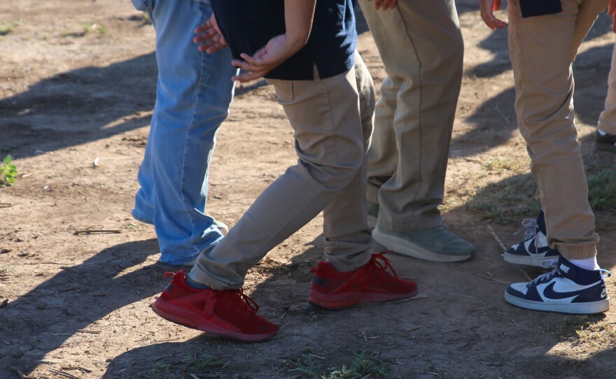 Ogston had the kids then break or stomp on the branches as a means of partaking in the ceremony.