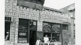 West Court St in Cincinnati's lower West End in 1959. The city purchased and razed more than 2,000 structures and resold the property to developers to create the neighborhood now known as Queensgate. It displaced more than 20,000, 97% of whom were black.