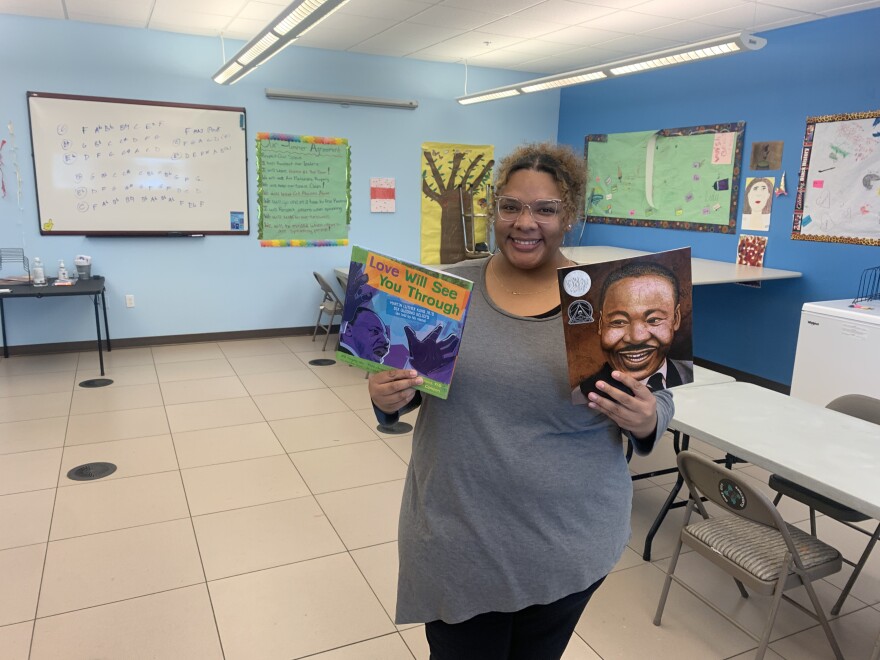 Dannelle Kervin, director of the New Mexico Martin Luther King, Jr. Commission, secured donated laptop computers so that the African American Performing Arts Center could host summer reading classes this summer.