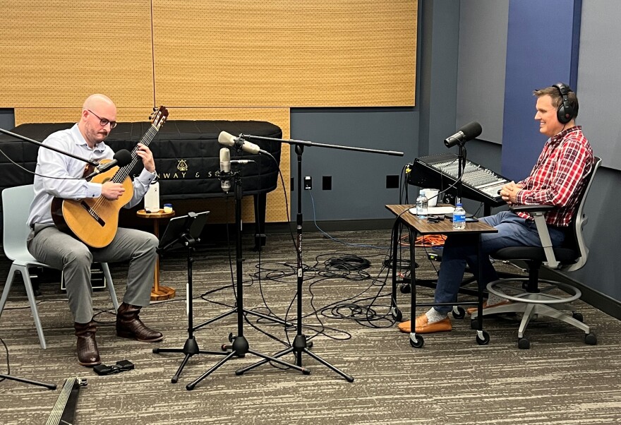 Andrew Flory plays "Western Vista" live on KPAC 88.3 FM.