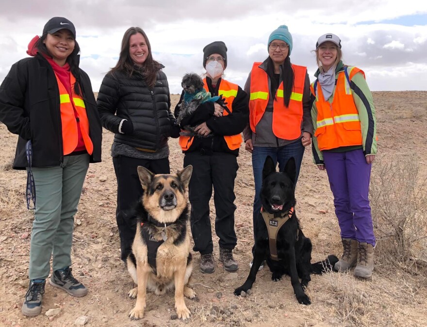 Volunteers with Four Corners K9 Search and Rescue.