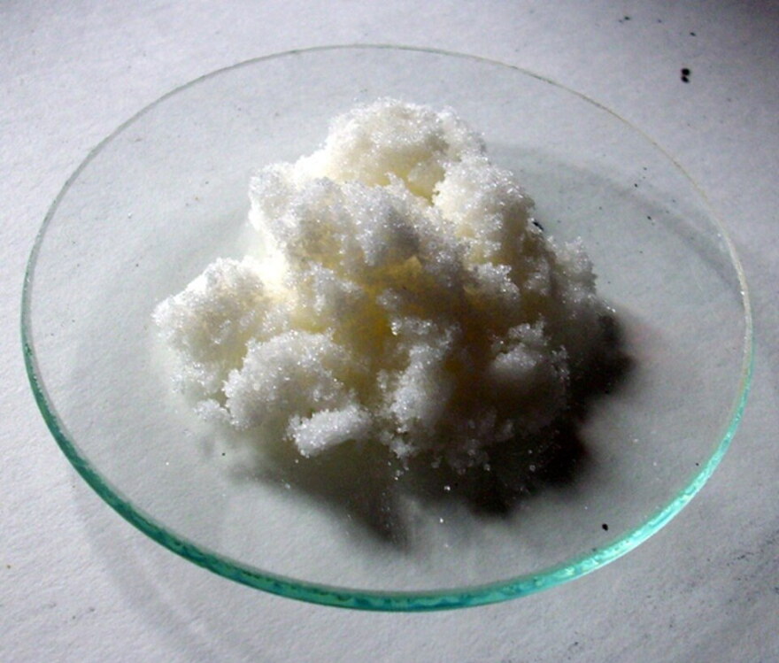 Sodium nitrite, the chemical Law sold.