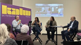 (From left to right) Ben Trefny, Ankita M. Kumar, Malalai Wiar, and Dr. Sedique Popal.  