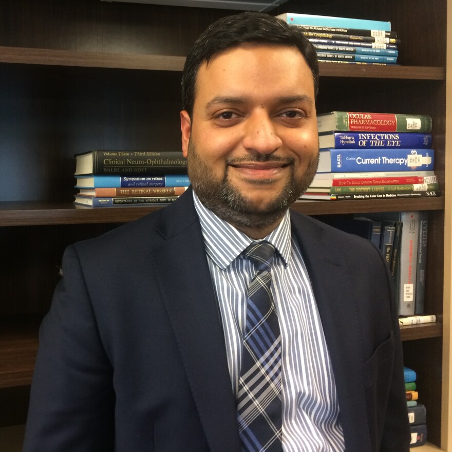 Dr. Muhammed Farhan favors nonopioid approaches to treating pain, including mind-body methods like meditation and yoga.