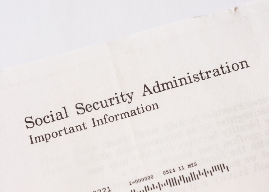 A letter from the Social Security Administration